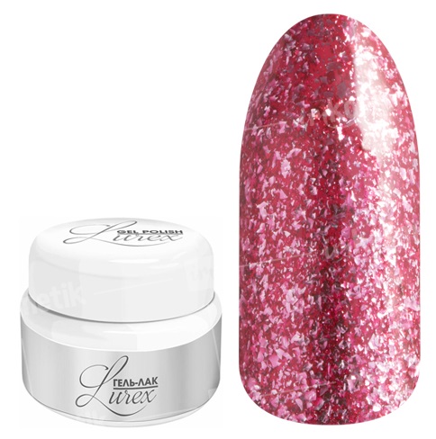 Гель-лак Lurex Runail, 5г. (рубин) Гель-лак Lurex Runail, 5г. (рубин)